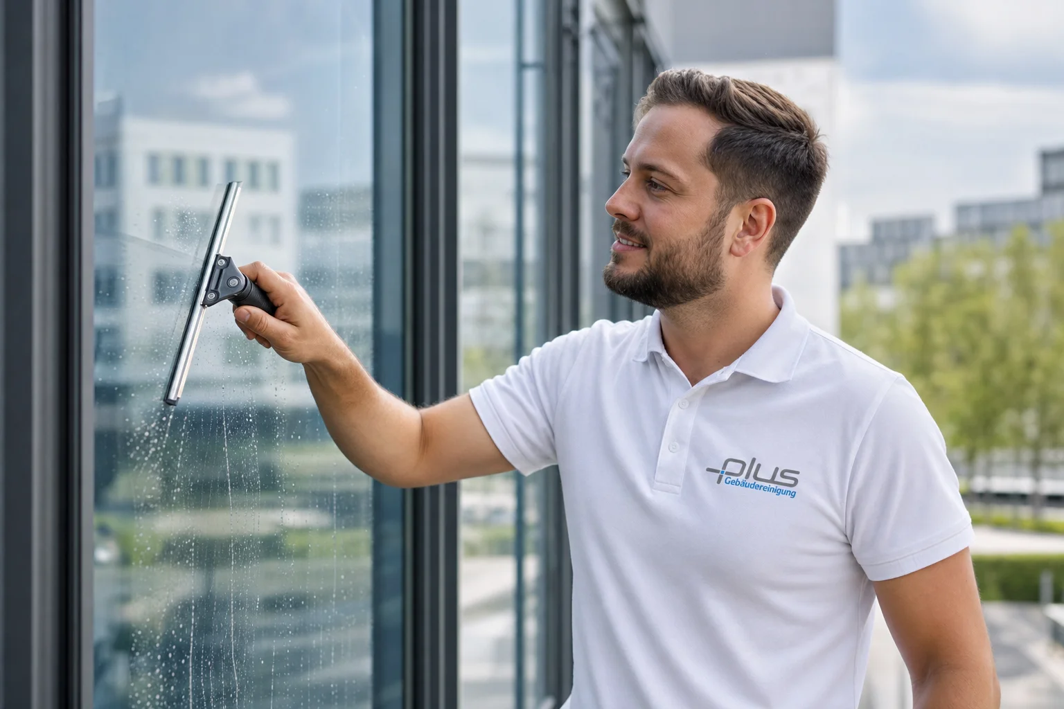 Streifenfreie Glas- und Fensterreinigung